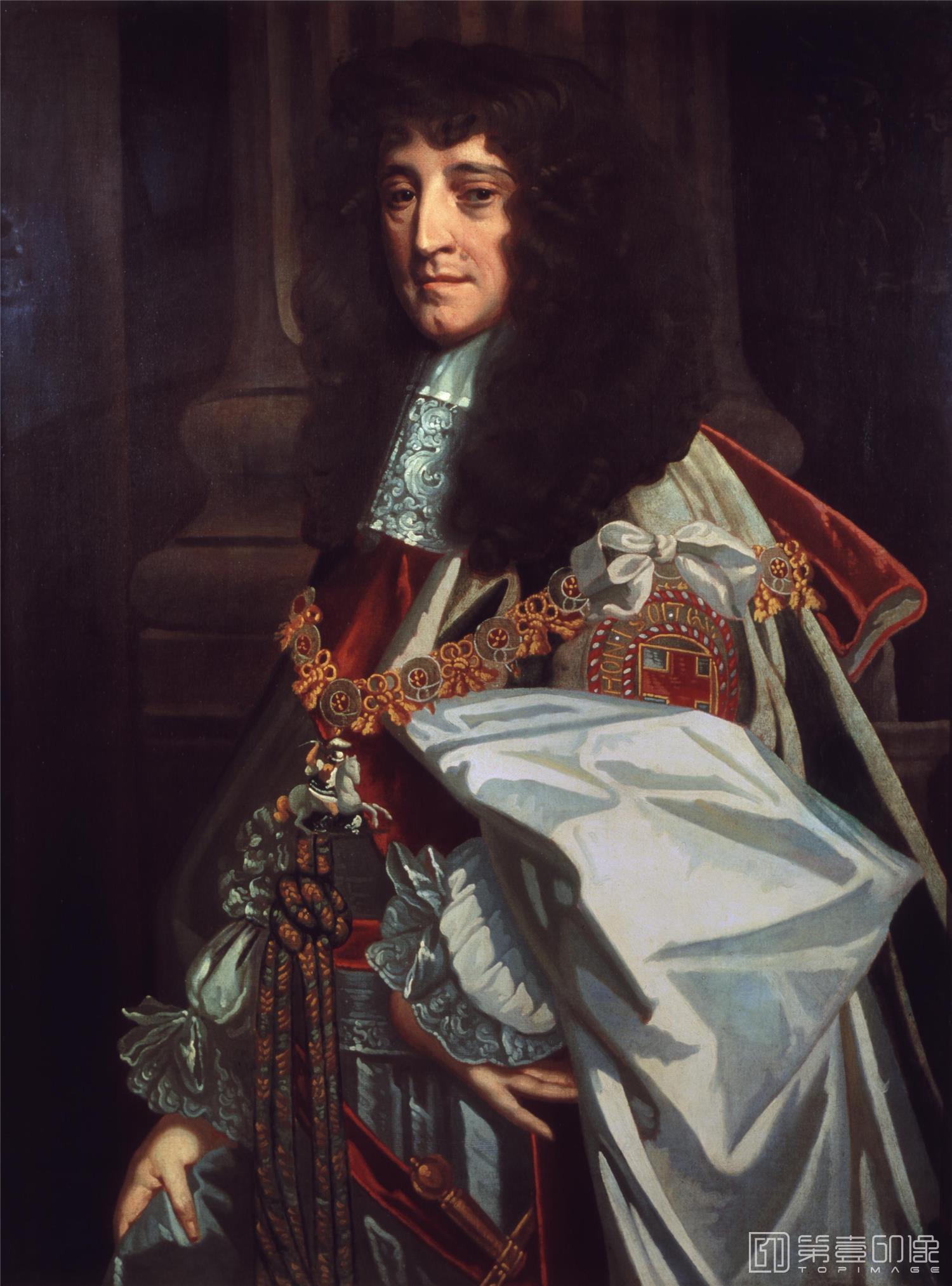 油画-国家肖像艺术博物馆-Prince Rupert, Count Palatine by Sir Peter Lely-0961